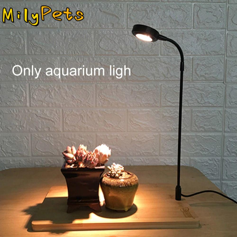 Aquarium Plant On Wood - 10W水槽植物育成ライト、木製ボード付きLEDライト、LED水槽ライト、USB電源、断熱、室内LED育成ライト