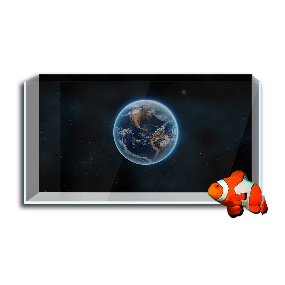 水槽の背景ステッカー,地球の地球の惑星のHD印刷の壁紙,背景 - Aquarium Planet のレビューと価格