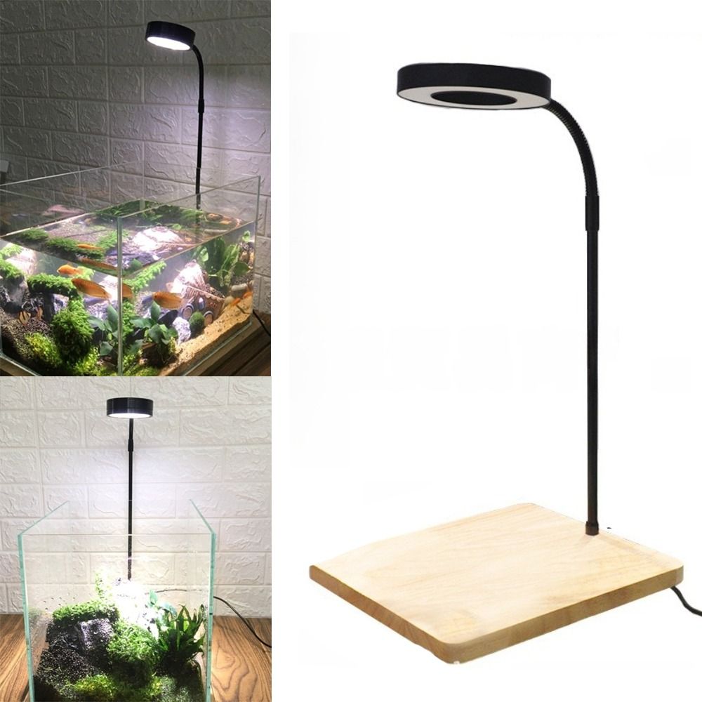 10W水槽LEDランプ、木製ボード付き、高さ調節可能、水槽景 - Aquarium Plant On Wood のレビューと価格