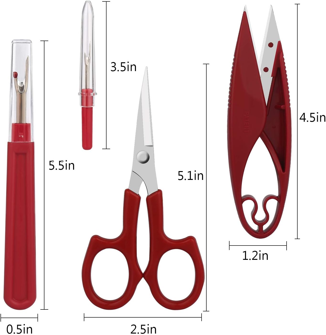 ステッチ除去ツール,ステッチ,糸カッター,トリミングはさみ, - Trimming Scissor Set のレビューと価格