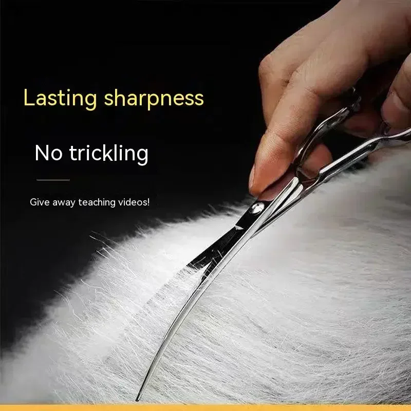 ペットグルーミングはさみ犬の毛ツールセットプロフェッショナル - Trimming Scissor Set のレビューと価格