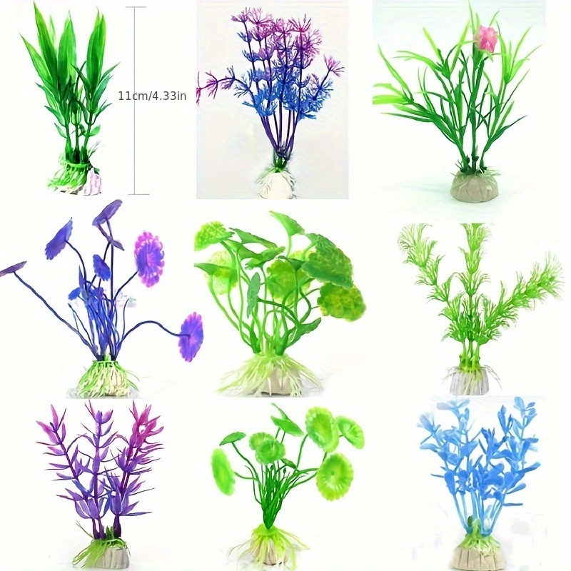 人工水中プラスチック植物水族館の水槽水生偽低木緑水草表示シミ - Aquarium Plant Diseases のレビューと価格