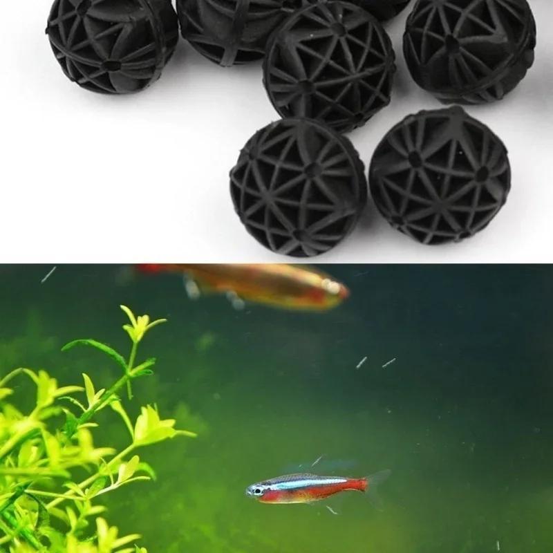 50個入り 16mm バイオボール 水槽フィルターメディア  - Aquarium Planted Tank Fertilizer のレビューと価格