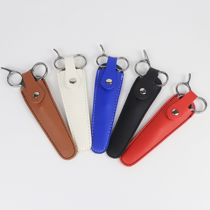 サロンヘアはさみ保護カバー、PUレザー素材、ポータブル美容ツ - Trimming Scissor Set のレビューと価格