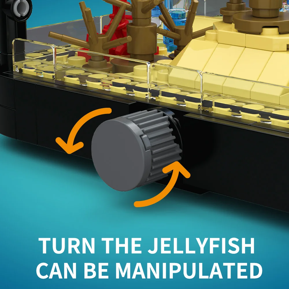 ライト付き水槽ビルディングブロックセット、水槽、海洋カメ、1 - Aquarium Planet のレビューと価格