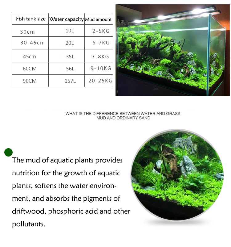水族館植物の種子,水槽の素材,砂,土壌肥料,魚の手入れ,淡水 - Aquarium Planted Soil のレビューと価格