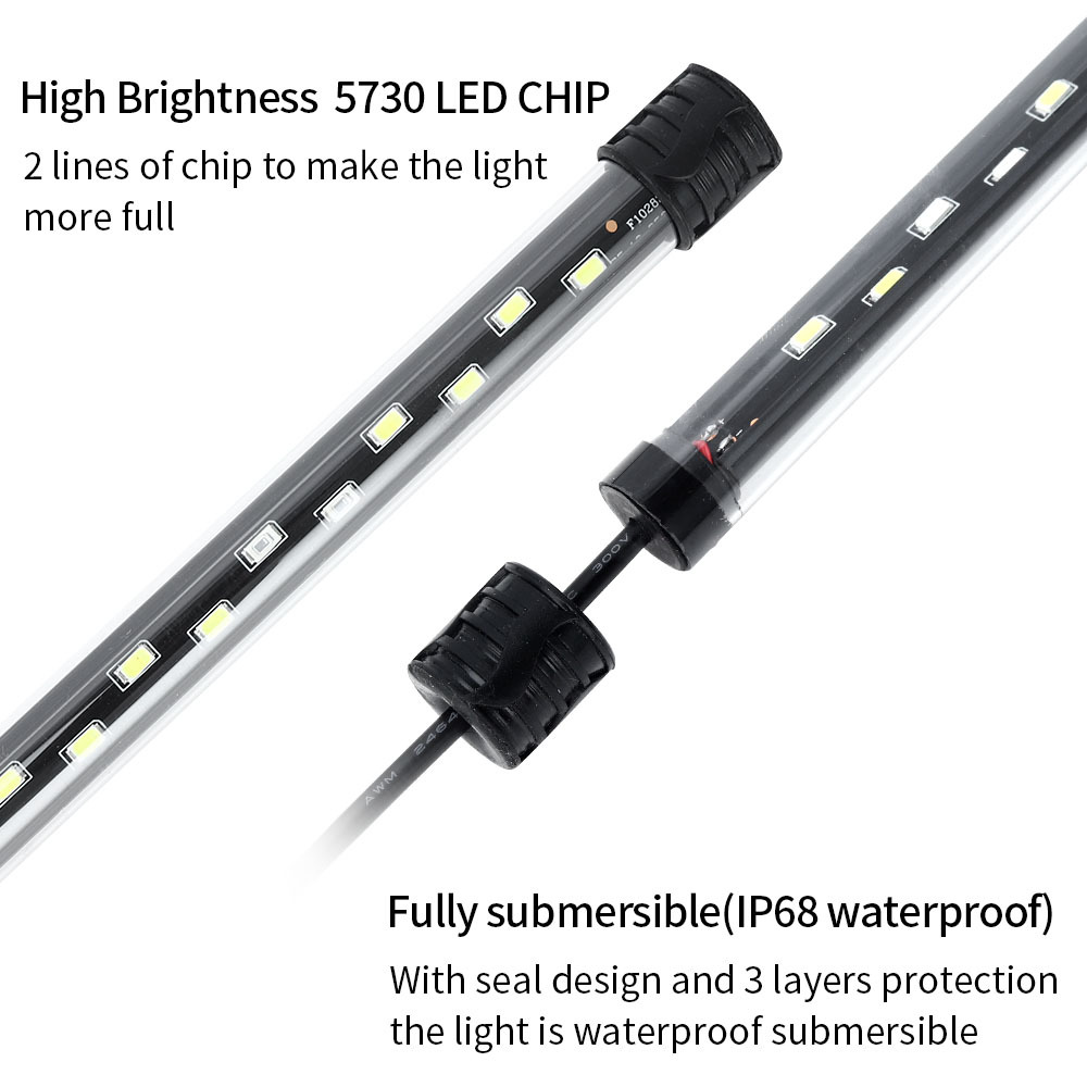 90-260V 水族館ライト LED 防水水槽クリップライト - Aquarium Plant Diseases のレビューと価格