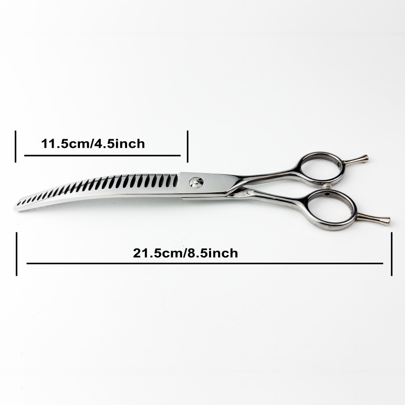 Wingsbro 8/7インチ犬用カーブグルーミングシザー、 - Trimming Scissor Set のレビューと価格